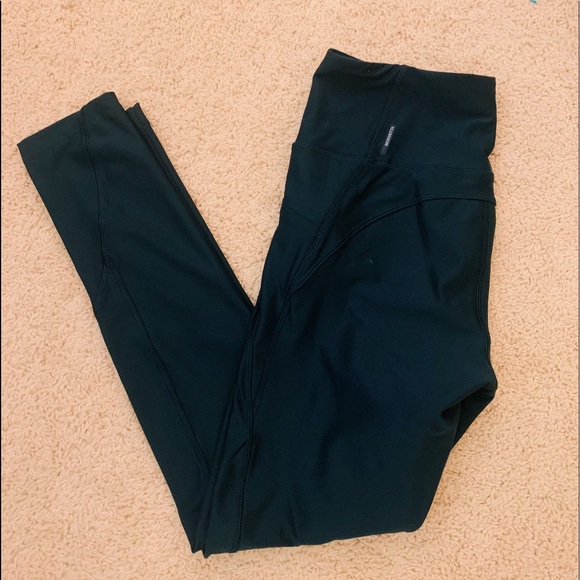 forest green athletic leggings - Picture 1 of 1